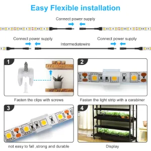 The Plant Light Strips's Installation Method